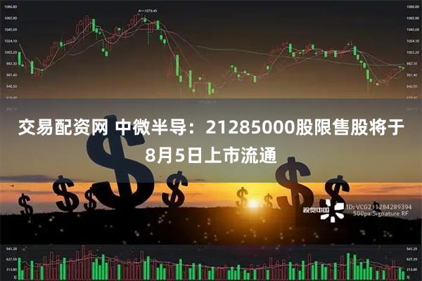 交易配资网 中微半导：21285000股限售股将于8月5日上市流通